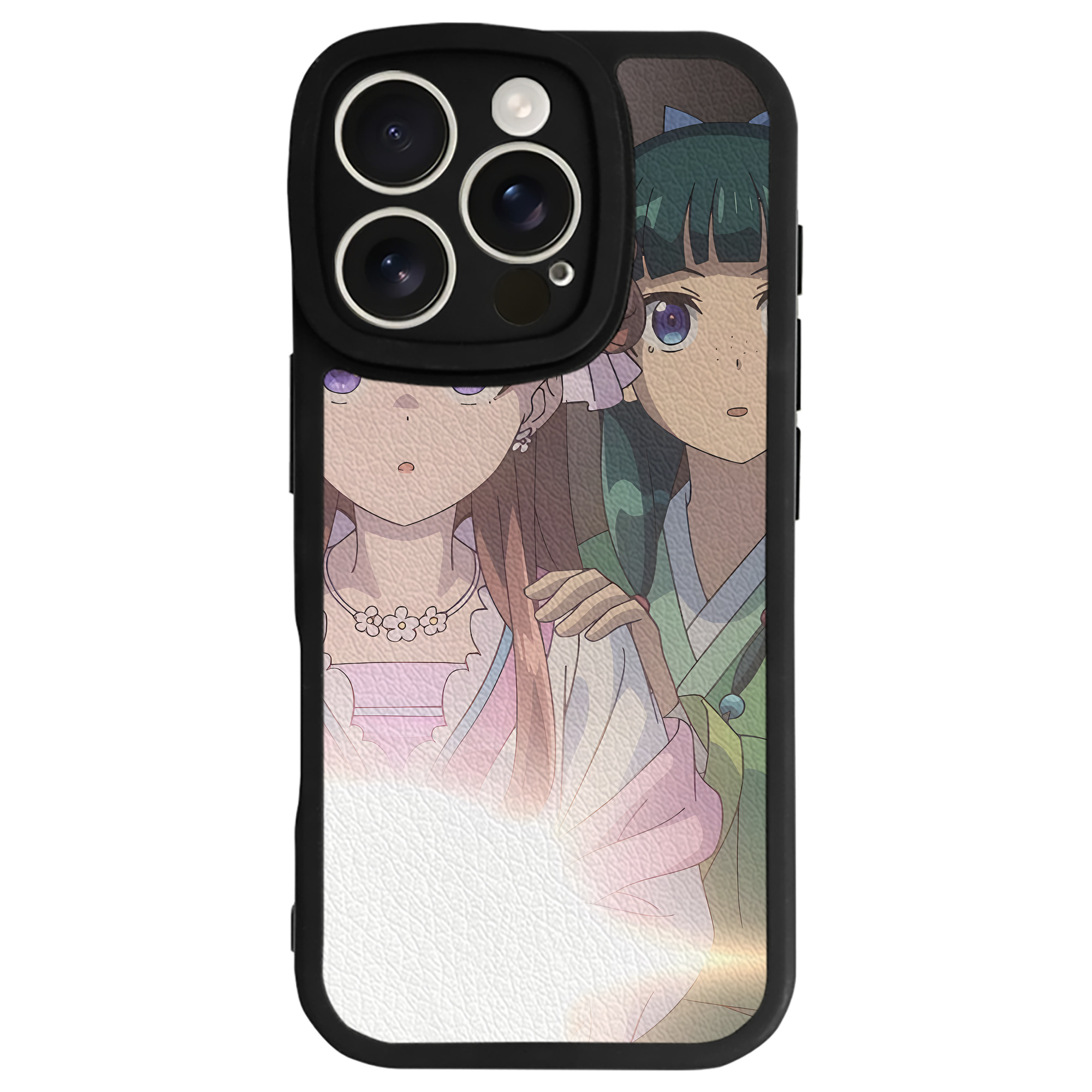 （画像用） 薬屋のひとりごと The Apothecary Diaries 【iPhone 16シリーズ対応】シリコンスマホケース（レザー調） 材質：シリコン